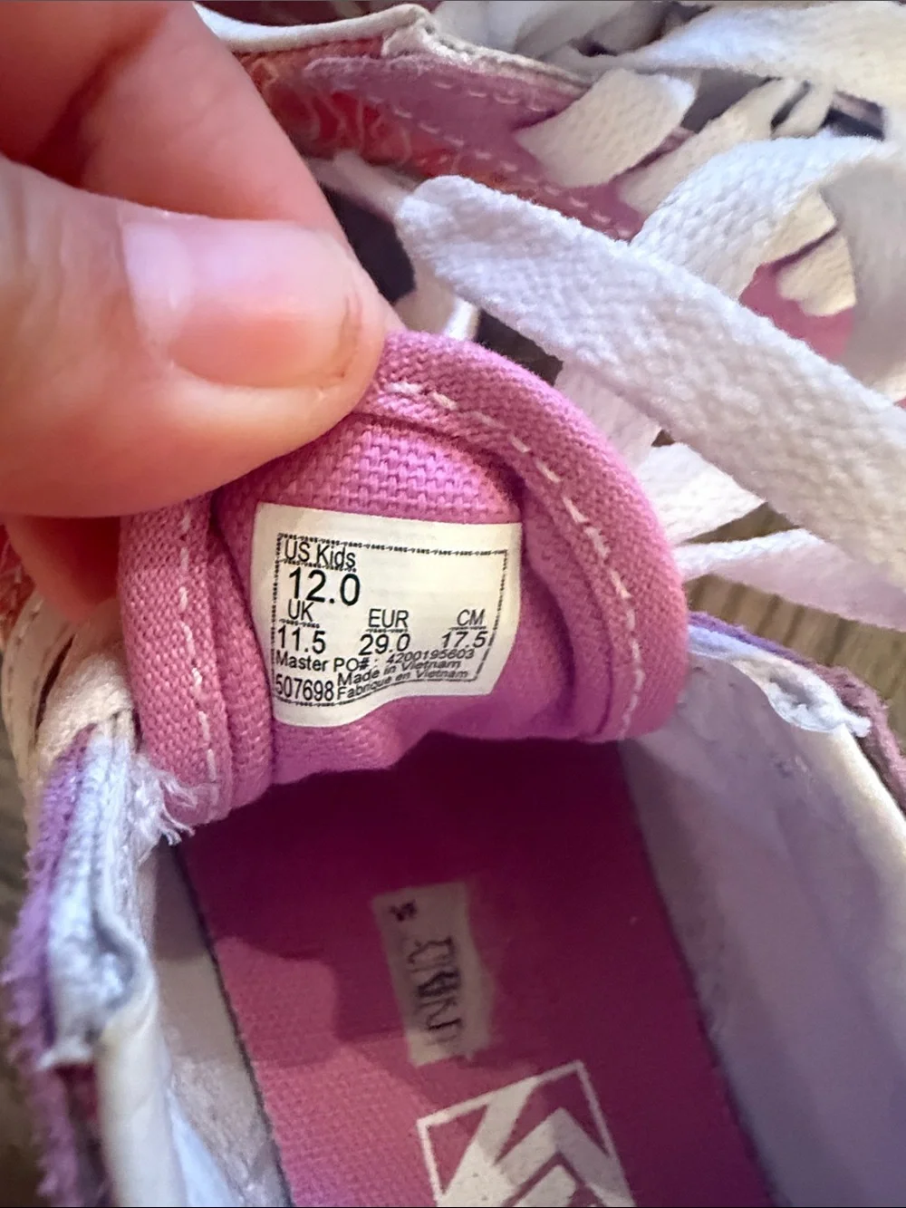 Vans girl shoes